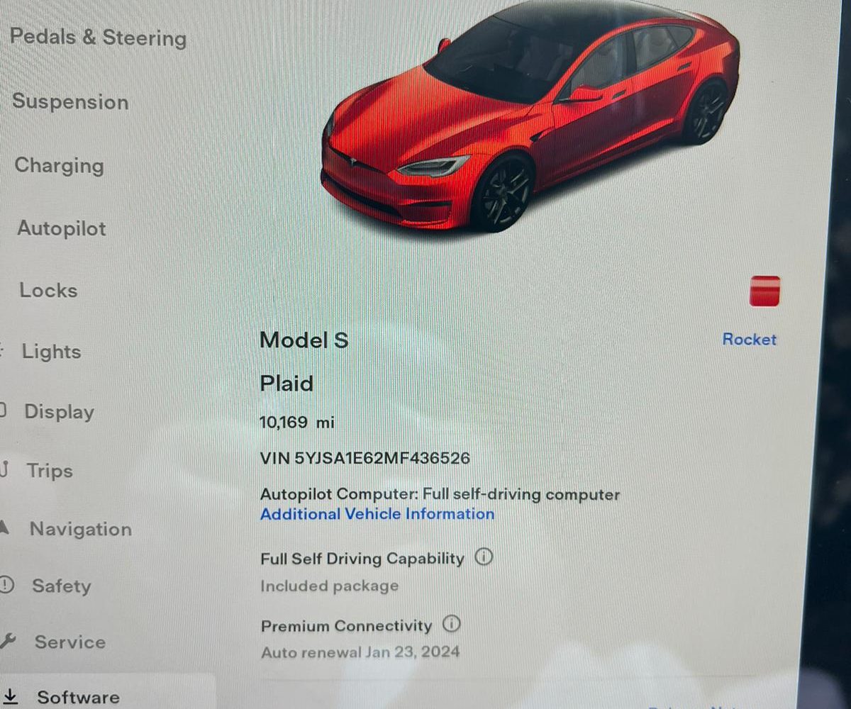 Tesla Model S PLAID 2021 (36526)